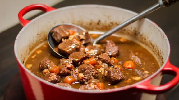 Boeuf braisé à la bière noire à la mijoteuse