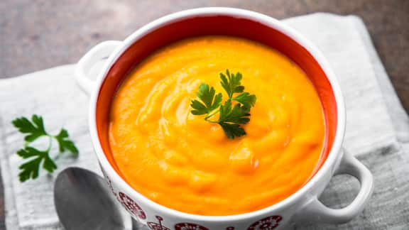 Soupe de carottes à l’orange