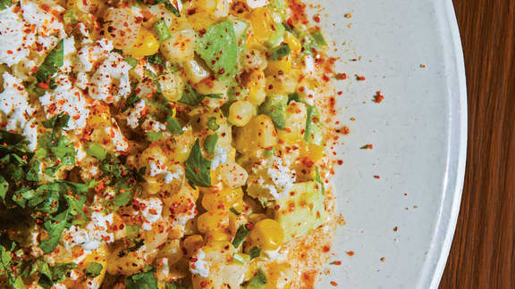 Salade de maïs grillé