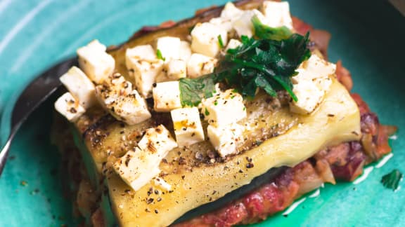 Mardi : Moussaka de haricots rouges et feta