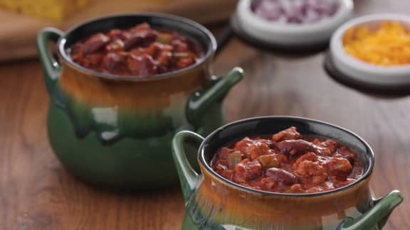 Chili au boeuf consistant