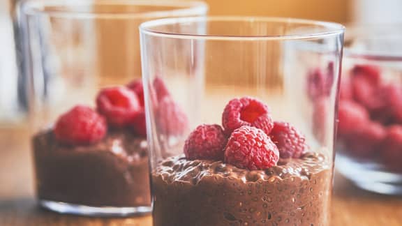 Dimanche matin : Pouding choco-chia