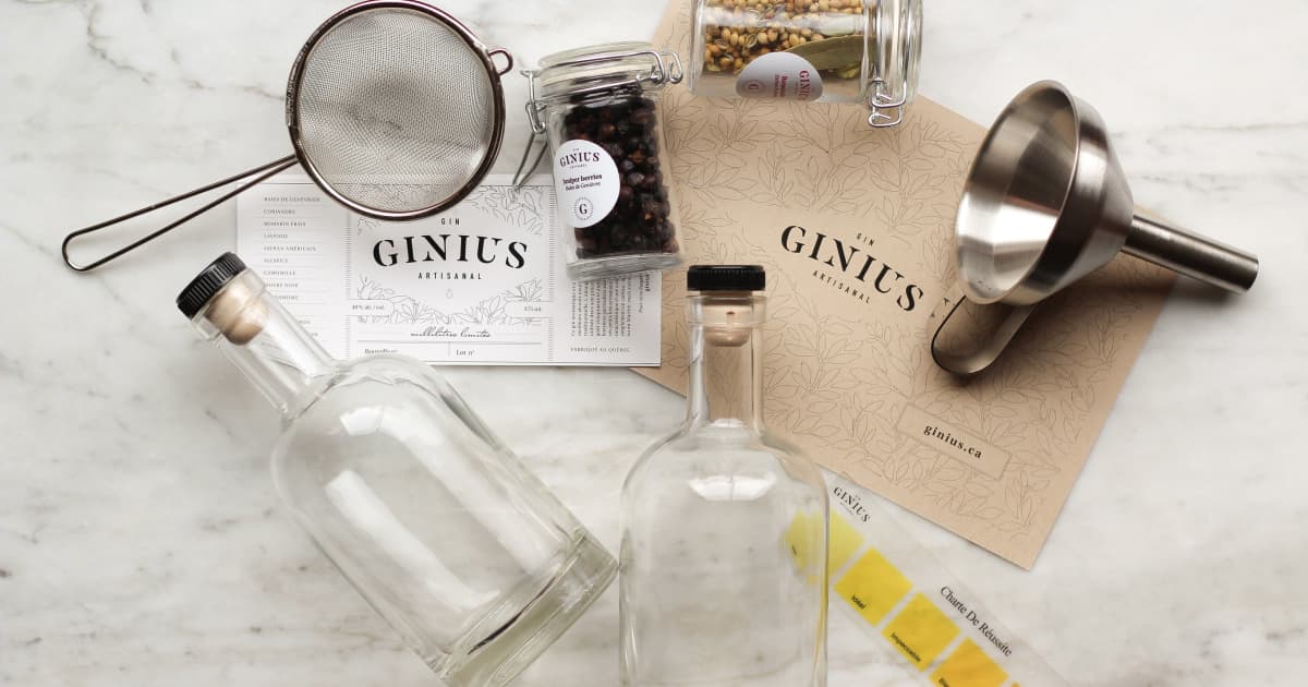 Gin artisanal : voici un «kit» pour créer votre alcool maison!
