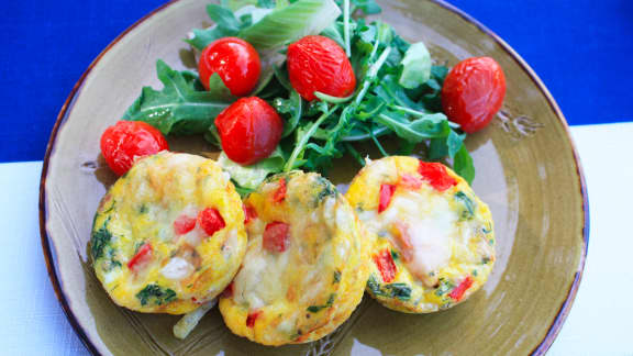 Vendredi : Mini-quiches en muffins