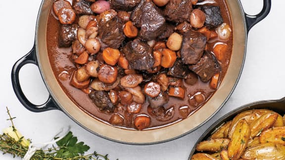 Capricorne (22 décembre - 19 janvier) : Bœuf bourguignon