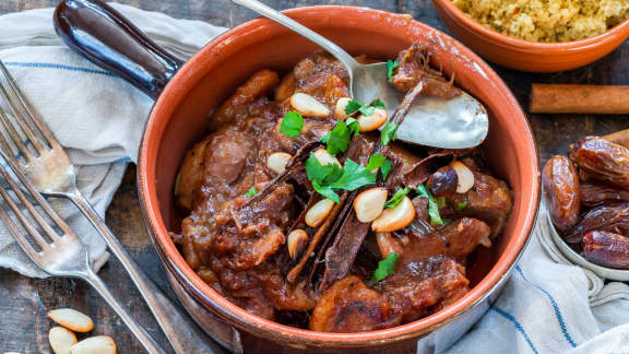 tajine d'agneau aux pruneaux