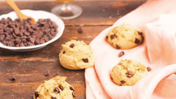 Biscuits aux haricots blancs, à l'orange et au chocolat