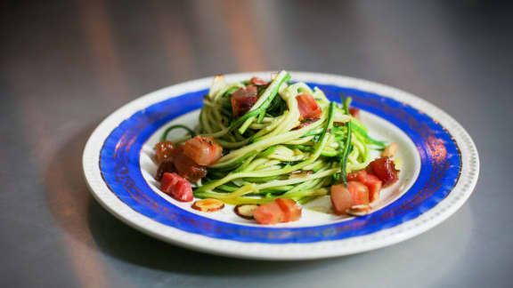 Salade de courgettes chaudes