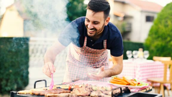 Tablier pour barbecue