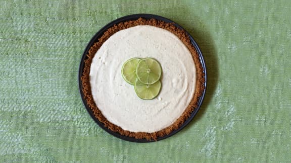 Tarte végétalienne à la lime