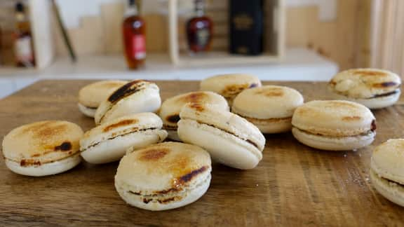 Macaron au rhum et au chocolat