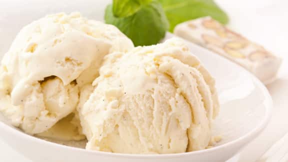 Crème glacée classique à la vanille