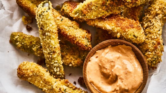 Cornichons frits
