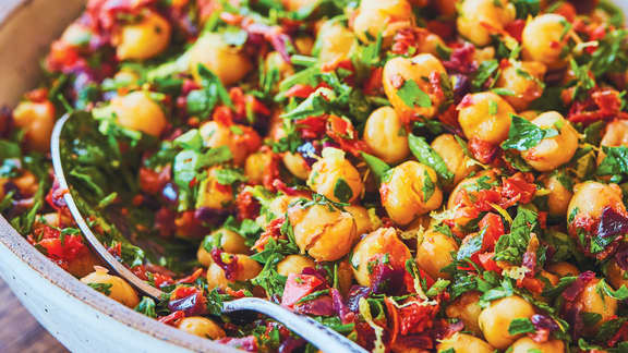 Salade de pois chiches à la turque