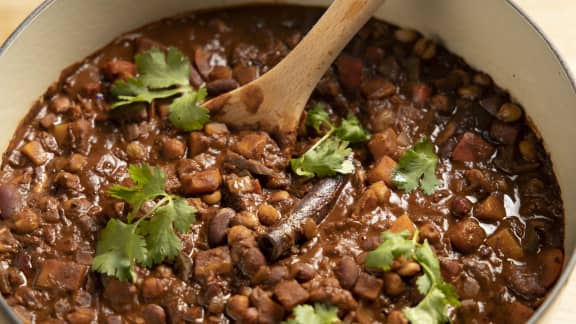 Choco-chili végétarien