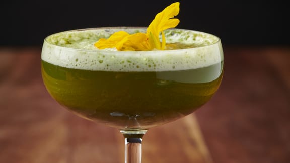 Matcha : Matcha mocktail à la fleur d'oranger