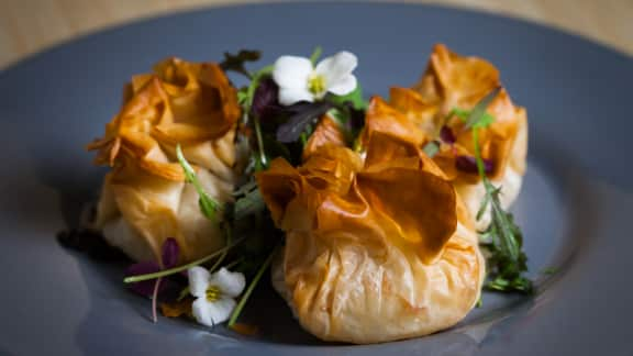 Baluchons de poulet au camembert