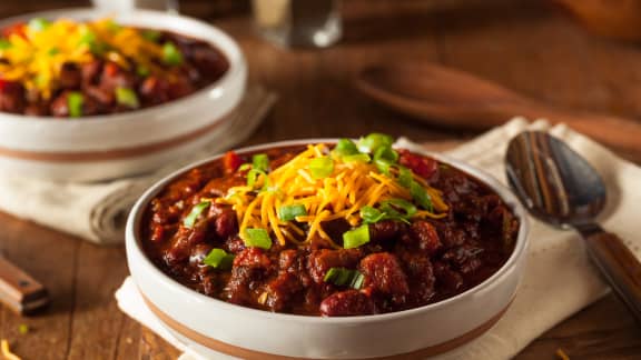 Chili express à la sauce à spaghetti
