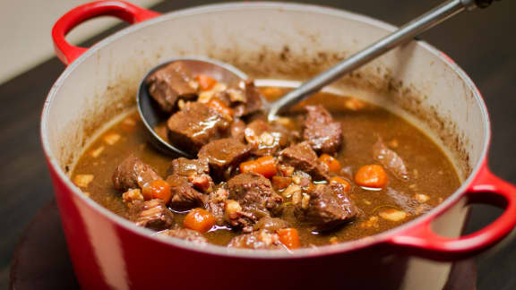 Boeuf braisé à la bière noire à la mijoteuse