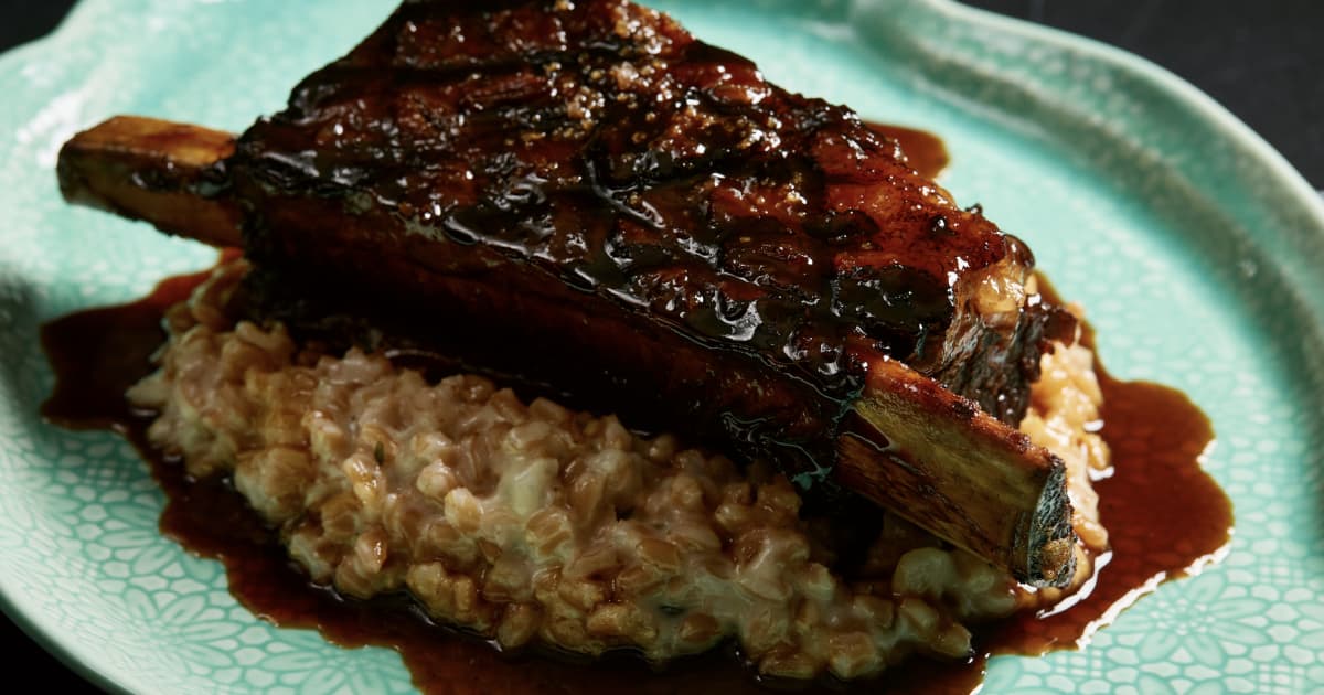 Short ribs de boeuf fumé Zeste