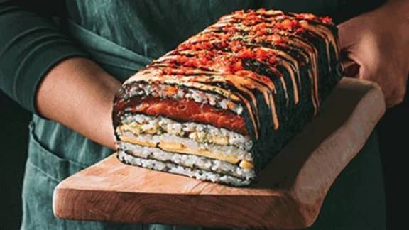 Découvrez La Bûche Sushi du poissonnier Odessa