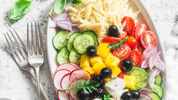 TOP : 5 salades d'orzo colorées