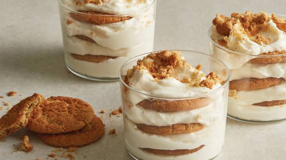 Parfaits au citron et au gingembre