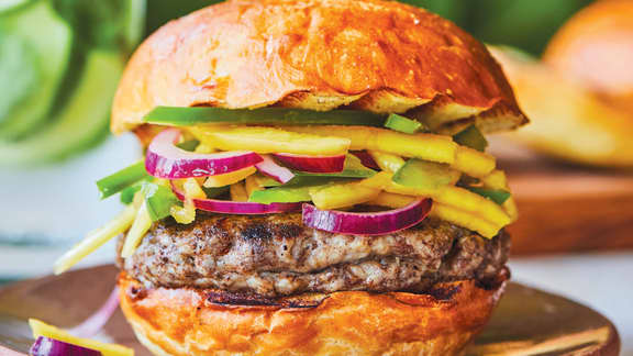 Lundi : Burger à la jamaïcaine