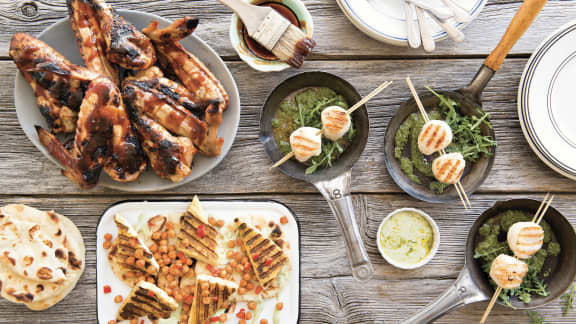 Mercredi : Halloumi grillé à l'indienne