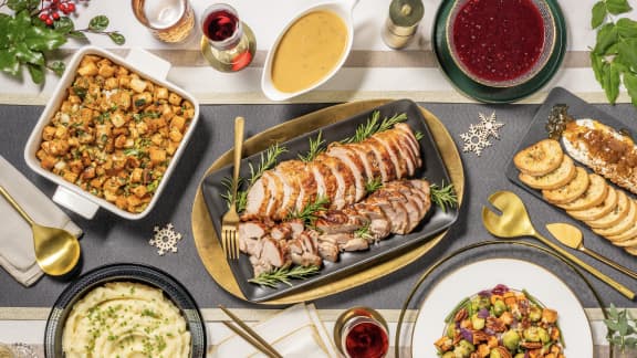 Une repas des fêtes facile et décadent avec la boîte d'HelloFresh