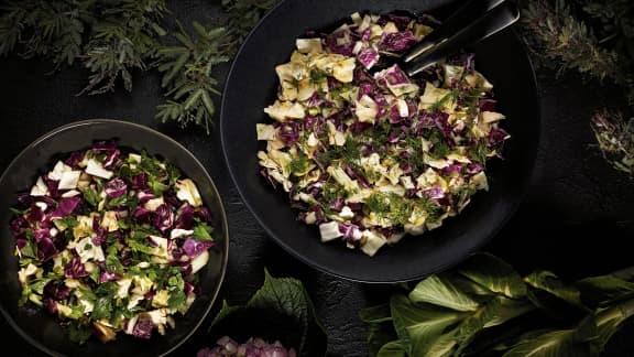 Salade de chou crémeuse et traditionnelle