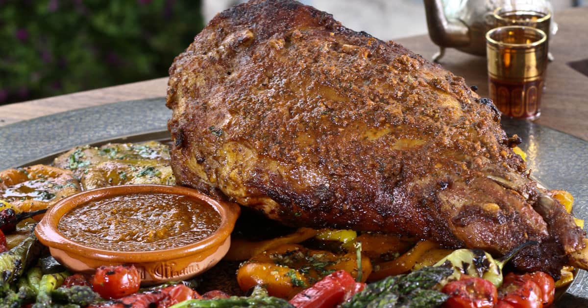 Méchoui d'agneau aux épices berbères | Zeste