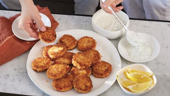 Mercredi : Croquettes de saumon