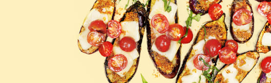 Aubergines grillées