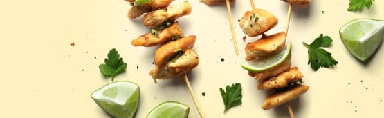 Brochettes au poulet