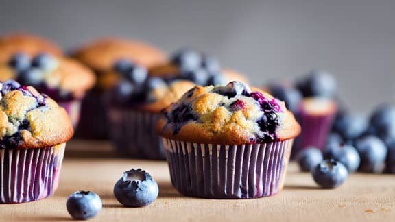 Muffins aux bleuets d'Élise