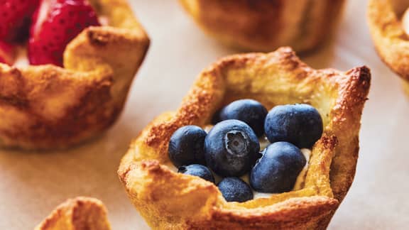 Tartelettes de pain doré