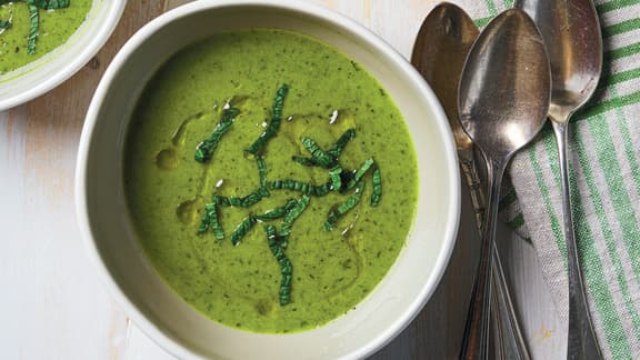 Potage Choisy (velouté de laitue)