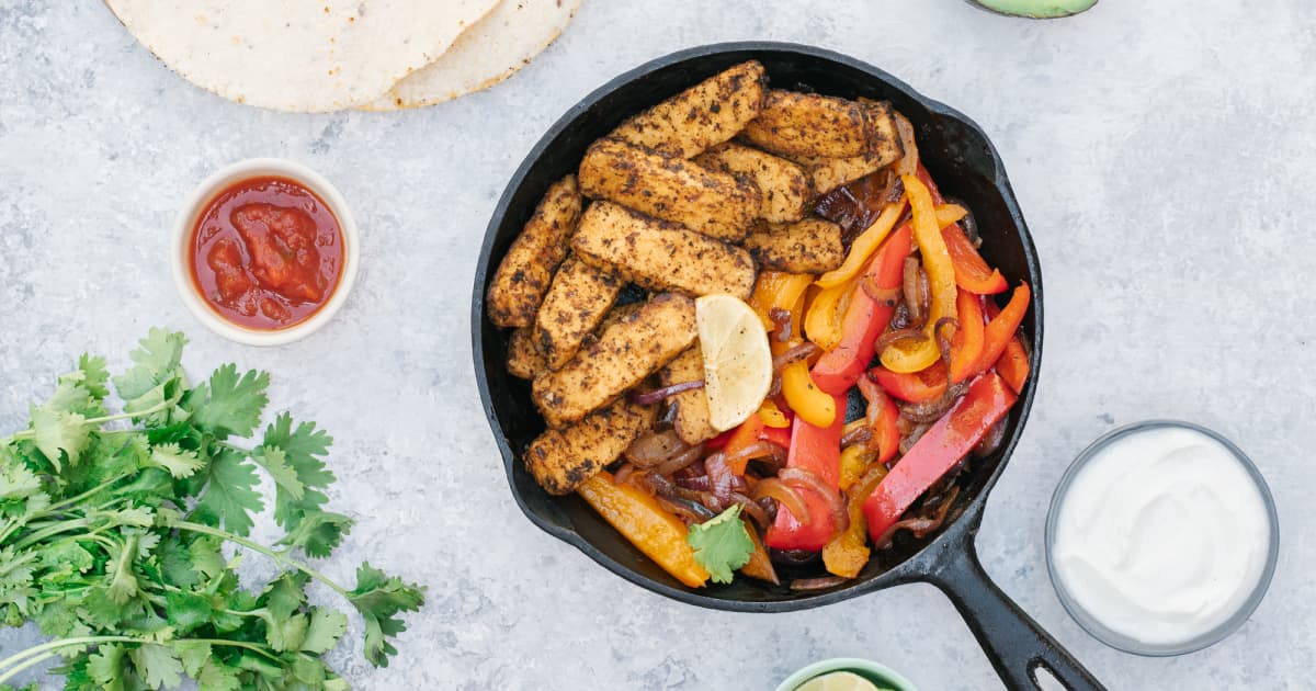 Fajitas de tempeh Zeste