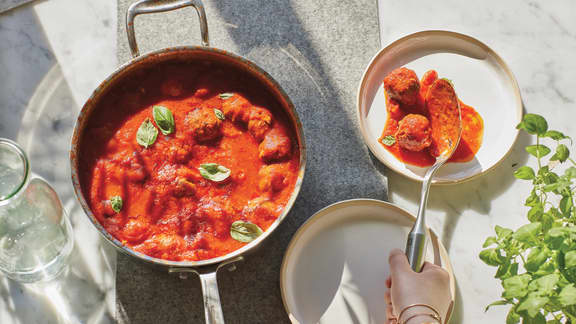 Conserve de tomates : Albondigas de queso