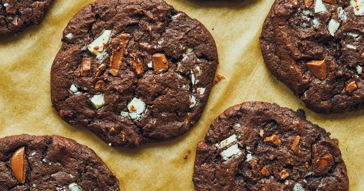 Biscuits triple chocolat - Je Cuisine