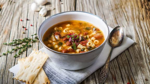 Lundi : Soupe minestrone