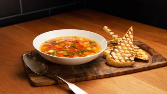 Soupe aux légumes santé