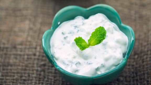 Sauce raita au yogourt