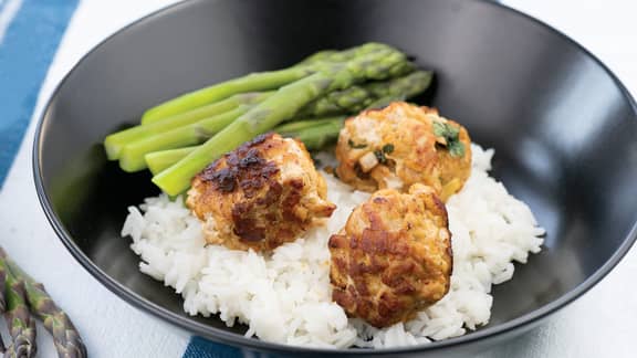 Lundi : Boulettes de porc au cari