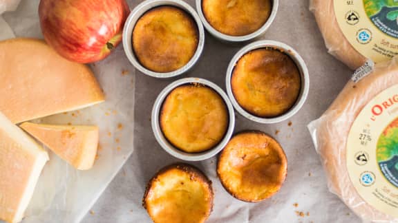 Mini cheesecakes à l'Origine de Charlevoix