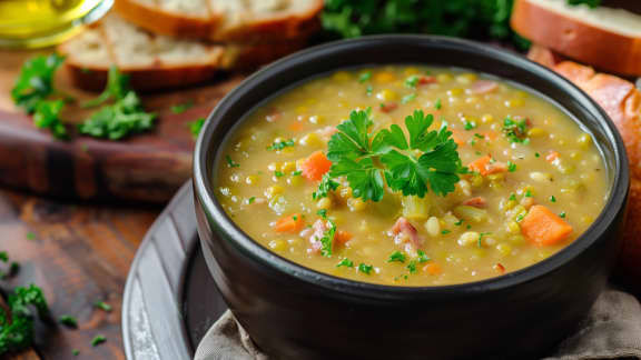 Mercredi : Soupe aux pois (mijoteuse)