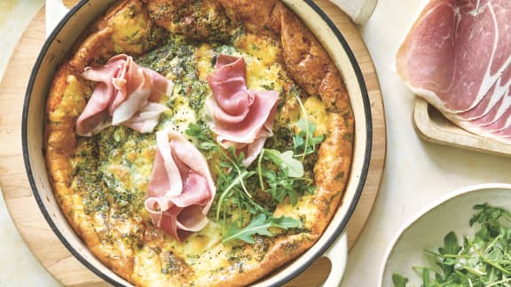 Samedi matin : Frittata au prosciutto