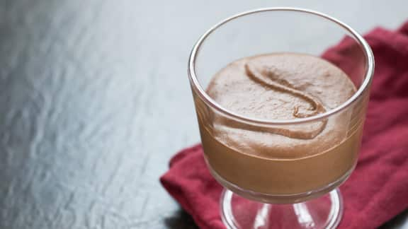 Mousse au chocolat sans oeufs