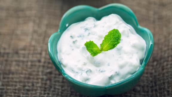 Sauce raita au yogourt